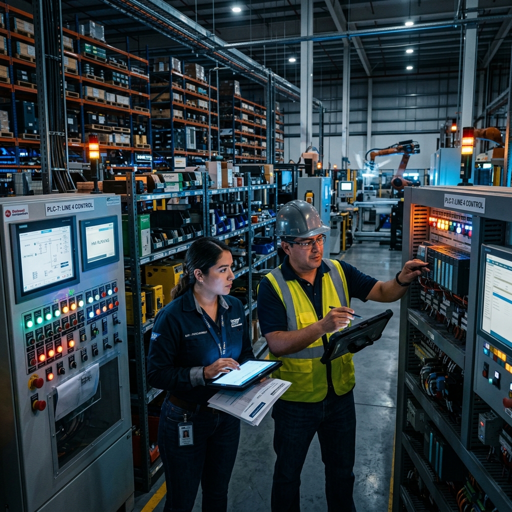 Evaluación de proveedores de automatización y refacciones industriales en Saltillo