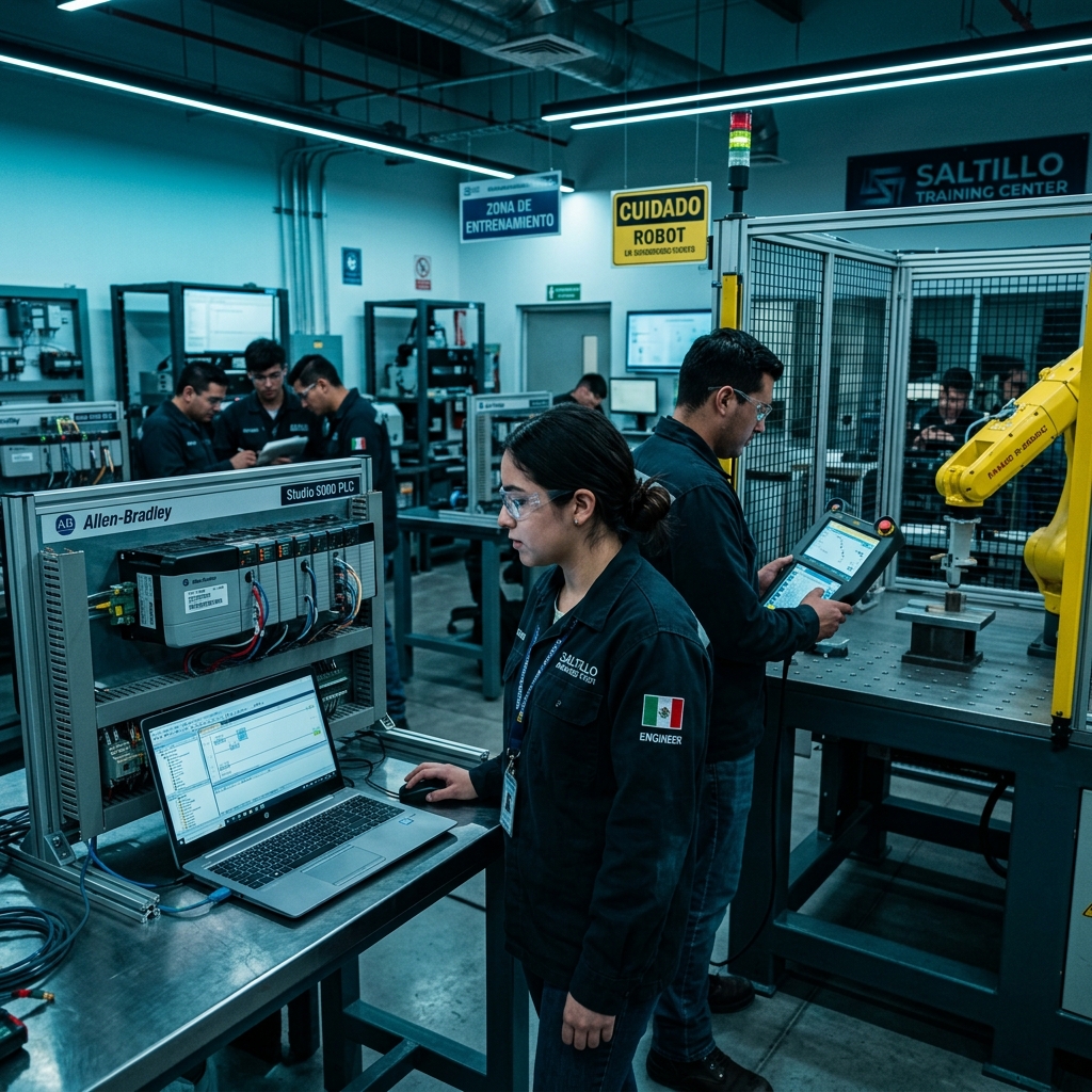Cursos de PLC y Robótica Industrial en Saltillo Capacitación