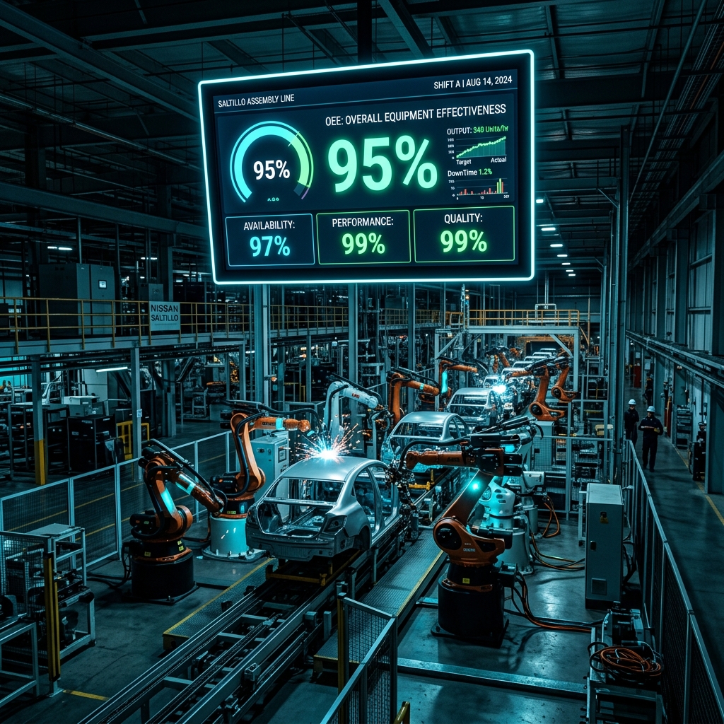 Optimización de PLC y Métricas OEE en Saltillo