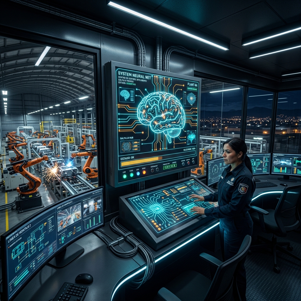 El PLC como Cerebro Lógico de la Planta Industrial en Saltillo