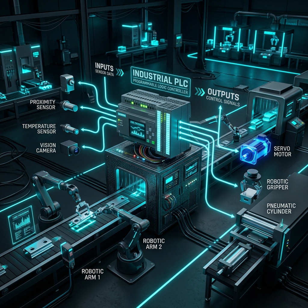 Qué es un PLC Controlador Lógico Programable Concepto