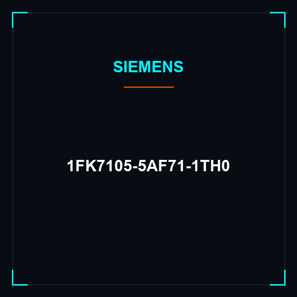 Servomotor Síncrono SIEMENS SIMOTICS S-1FK7 de Alta Precisión (48 Nm) - 1FK7105-5AF71-1TH0 en Saltillo