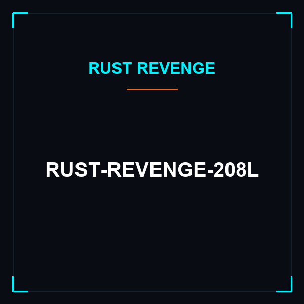 Rust Revenge – Líquido Removedor de Óxido (208 Litros / Tambo) - RUST-REVENGE-208L en Saltillo